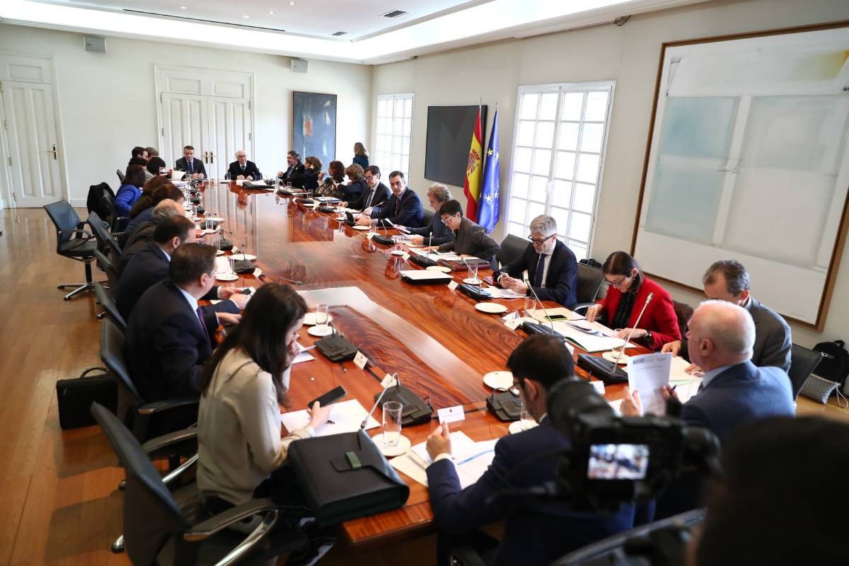 Reunió del consell de ministres, aquest dimarts. - @desdelamoncloa
