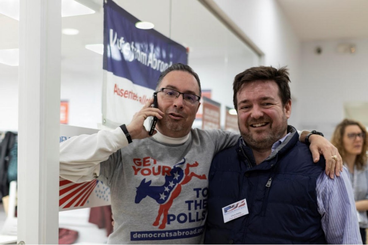 Els demòcrates nord-americans de Catalunya també voten contra Trump
