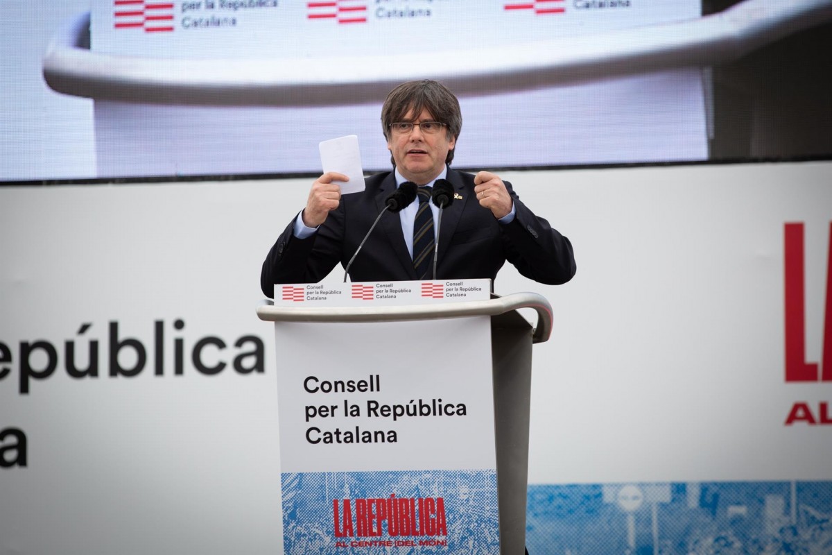 Agraïment de Puigdemont als assistents a Perpinyà: «Ens hem sentit molt acompanyats»