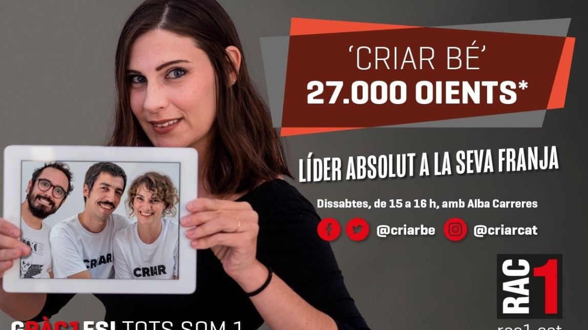 «Criar bé», el programa d'humor i criança de Criar.cat que ho peta a Rac1