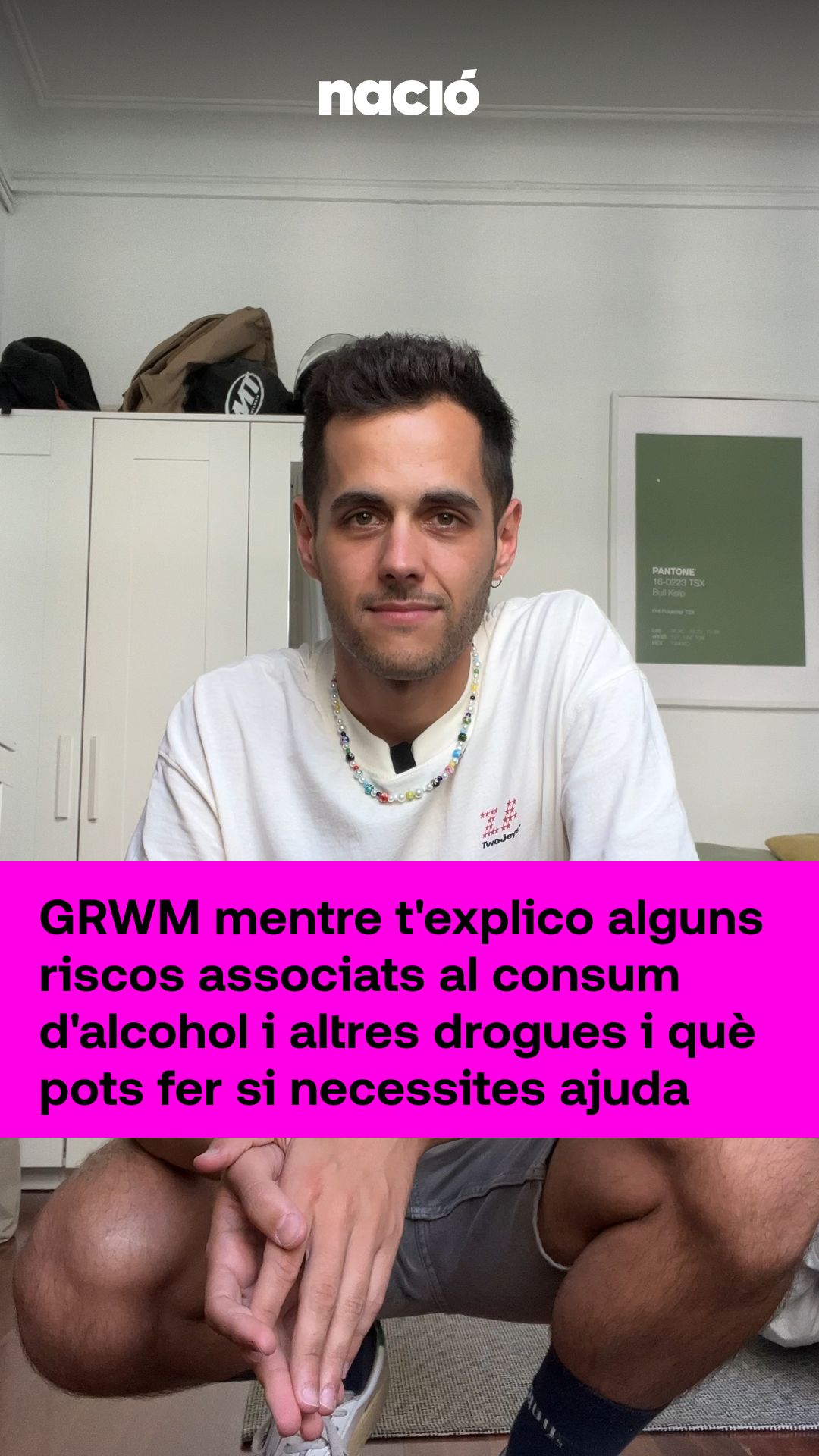 GRWM mentre t'explico alguns riscos associats al consum d'alcohol i altres drogues i què pots fer si necessites ajuda