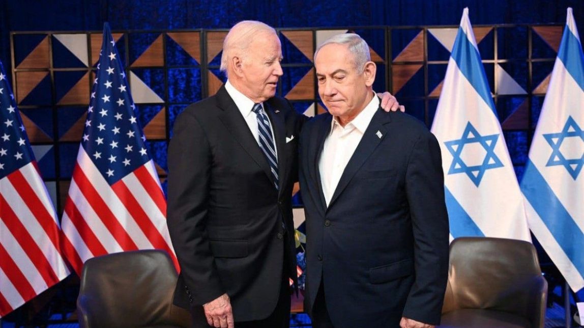 El president dels Estats Units, Joe Biden i el d'Israel Benjamin Netanyahu, en imatge d'arxiu
                                                                             |
                                Europa Press - |
                                Europa Press