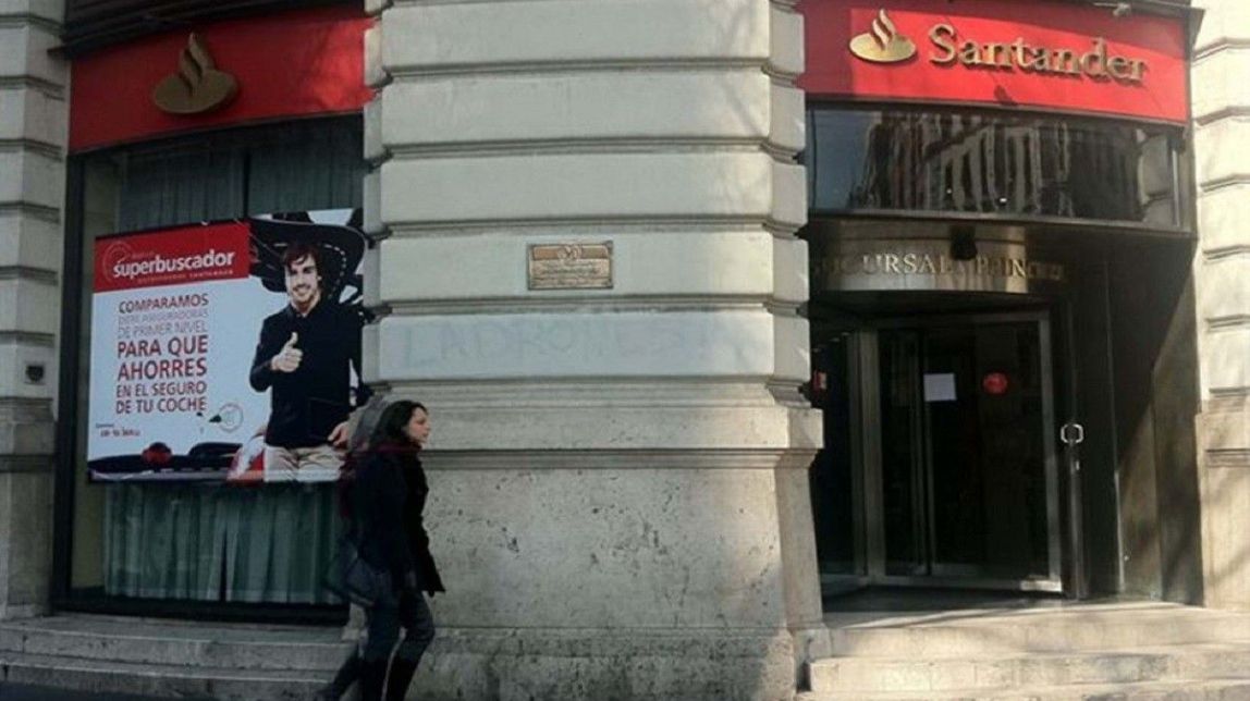 El Banc Santander pateix un ciberatac que aconsegueix dades dels clients