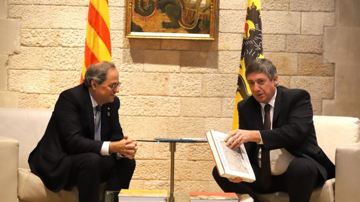 La Generalitat i Flandes fan pinya per l'«autodeterminació pacífica» de Catalunya