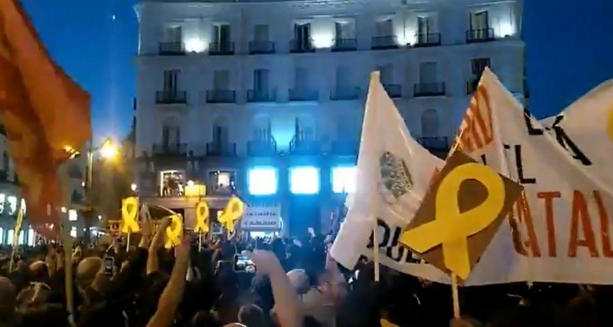 El jutge manté a la presó el jove de Madrid detingut en una manifestació contra la sentència