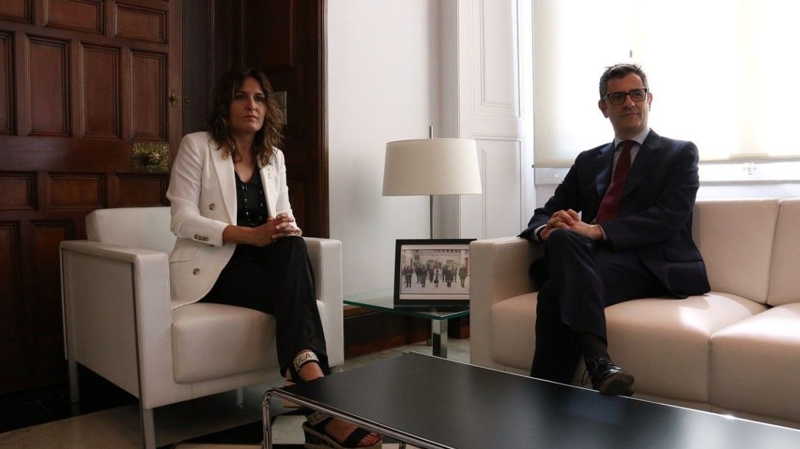 Vilagrà i Bolaños posen les bases de la reunió de presidents i la taula de diàleg
