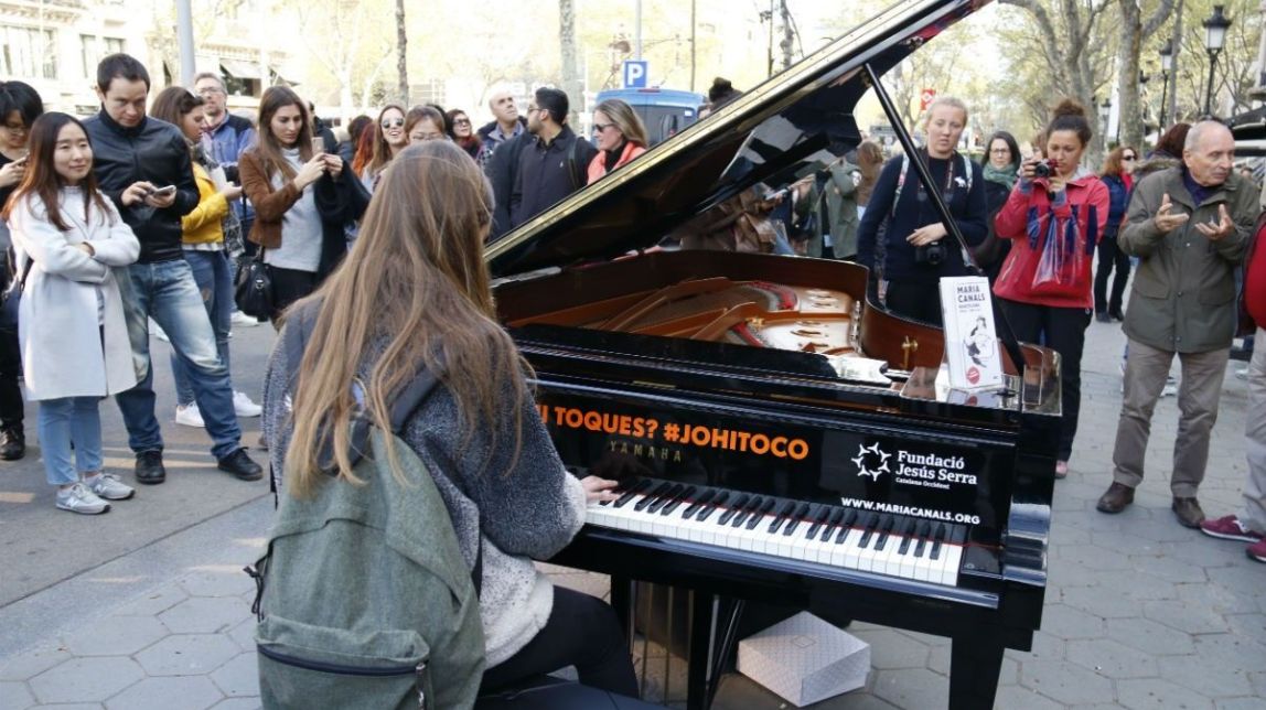 Tres pianos repartits per la ciutat  «portaran cua» a Sant Cugat