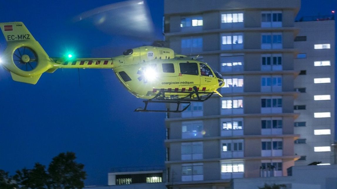 Dos anys de l’helicòpter nocturn del SEM: un símbol d’especialització mèdica i equitat
