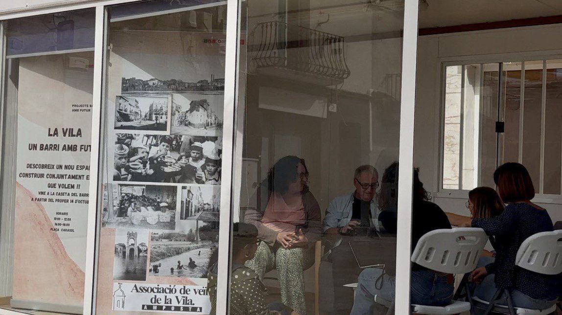 Amposta habilita un espai per recollir propostes per transformar el barri de la Vila