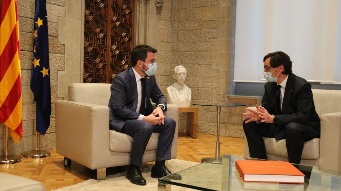 Aragonès i Illa coincideixen en la necessitat de desbloquejar la taula de diàleg