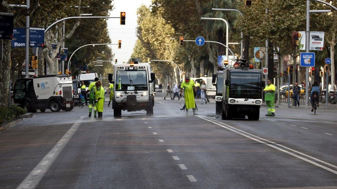 Restablerta la circulació al tronc central de l'Avinguda Diagonal de Barcelona