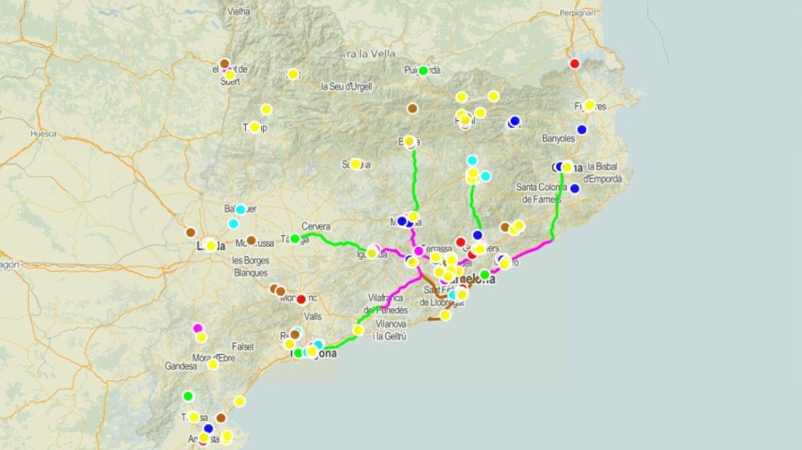 MAPA Totes les protestes contra la sentència i la repressió arreu del país