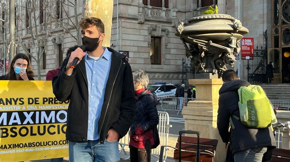 La jutge condemna a un any i nou mesos de presó Max Castellarnau per les protestes post-sentència 