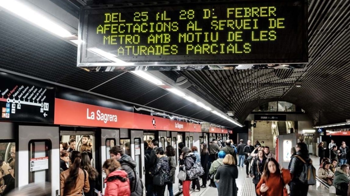Els sindicats del metro plantegen convocar noves vagues al juliol