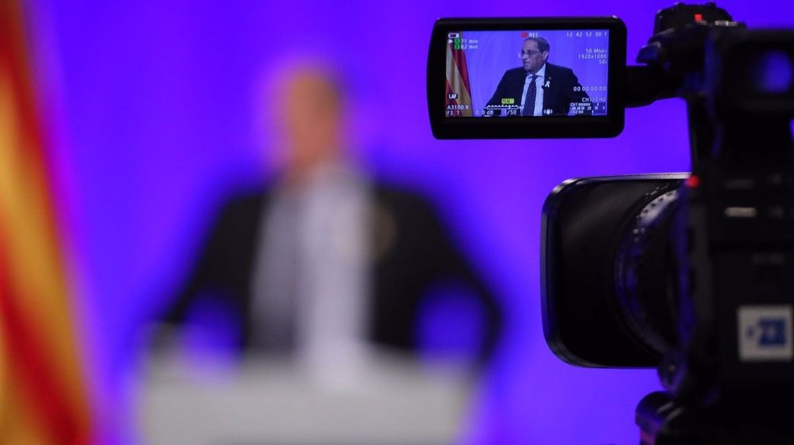 Torra es reuneix amb ANC i Òmnium per preparar una «resposta de país» a la sentència