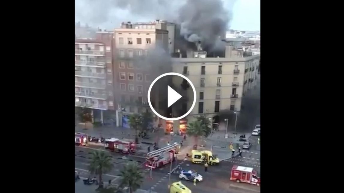 Una vintena de ferits en l'explosió d'un obrador d'una fleca a Barcelona
