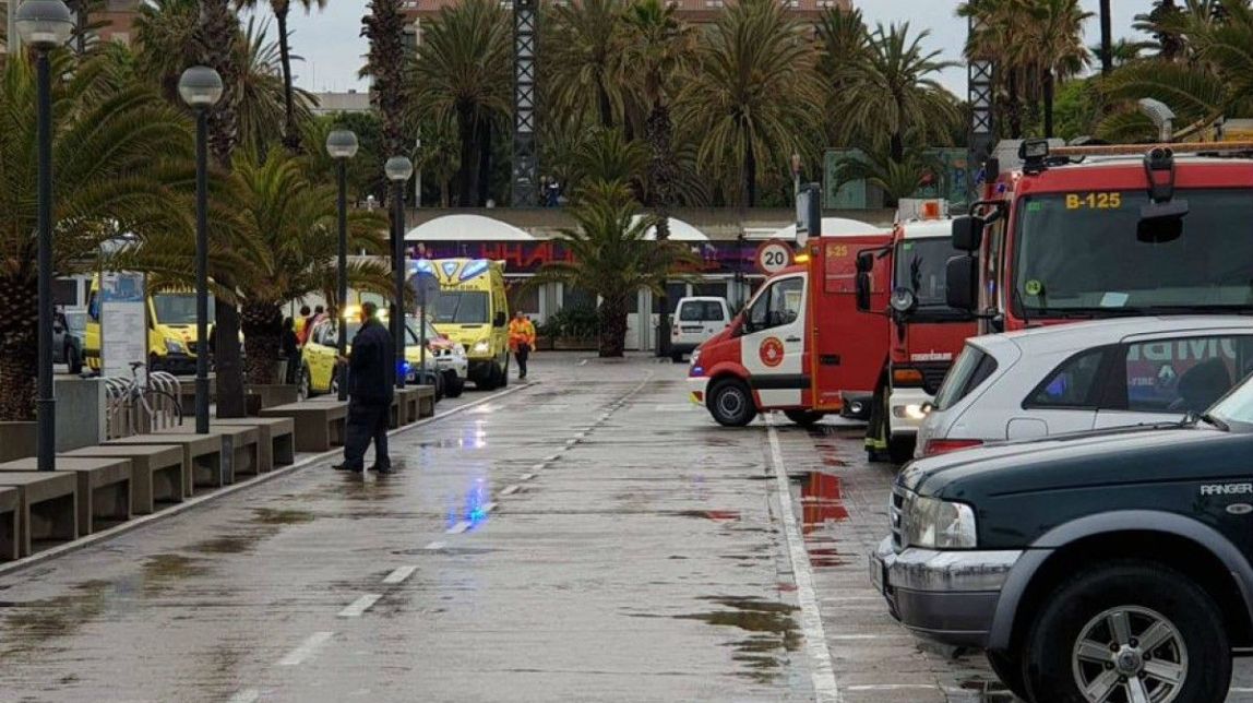 ​Sis ferits lleus en l'incendi d'un restaurant al Port Olímpic