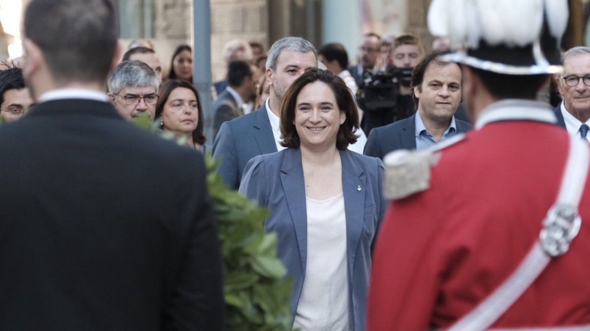 Colau no participa a la manifestació de la Diada