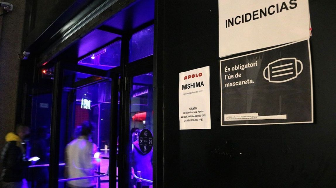 Una vuitantena de sales de concerts tanquen les portes durant 15 dies per les restriccions