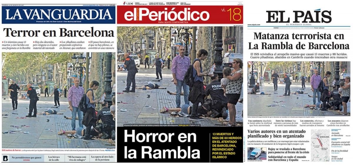 Alguns mitjans han rebut crítiques per les fotografies que han publicat
                                                                             |
                                ND - |
                                ND