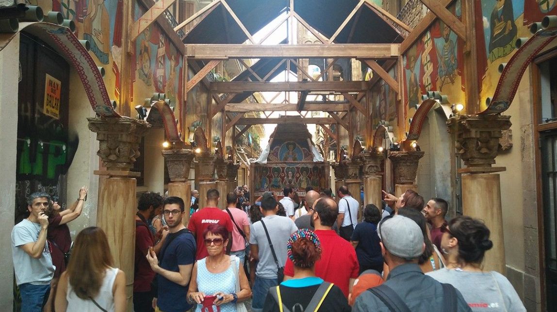 El poble de muntanya de Travessia Sant Antoni, millor guarniment de Gràcia