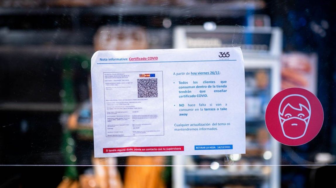 El Govern reforçarà els controls per garantir l'ús del certificat Covid