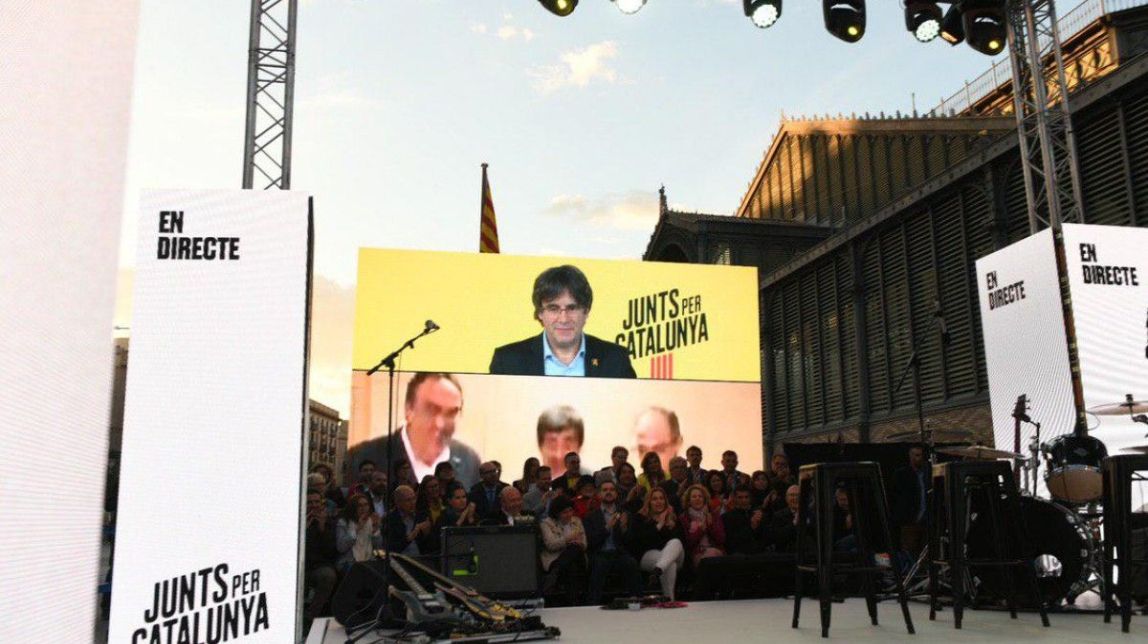 Puigdemont i els presos reivindiquen JxCat com el vot útil per acostar la «llibertat»