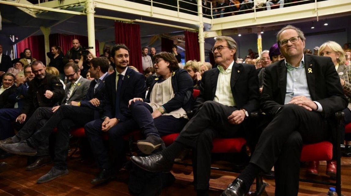 VÍDEO Un dia en la campanya dels «tres presidents» de JxCat