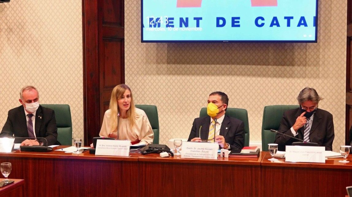 Alsina defensa «normalitzar» l’acció exterior de la Generalitat després d'anys d'ofensiva judicial