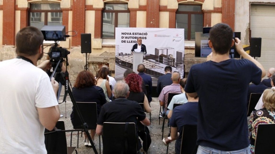 La nova estació d'autobusos de Lleida tindrà 28 andanes i sistema intel·ligent