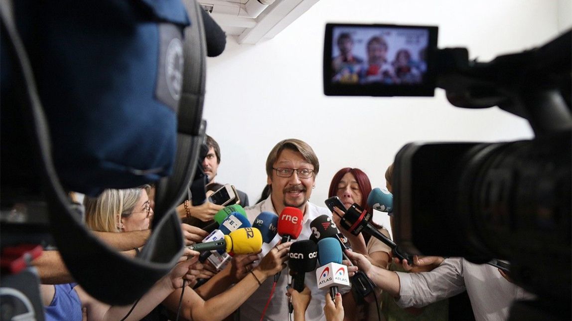 Domènech reclama a Puigdemont una «convocatòria de país» per avançar junts en el referèndum