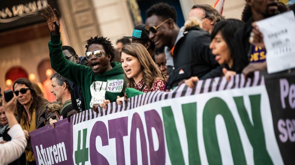 Vox aterra a Barcelona amb el rebuig de l'Ajuntament i l'oposició de l'antifeixisme