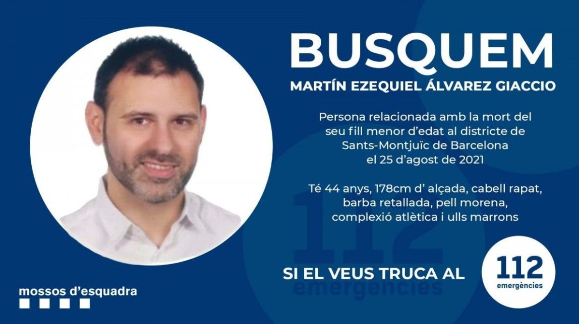 Troben el cadàver del pare del nen assassinat en un hotel de Barcelona