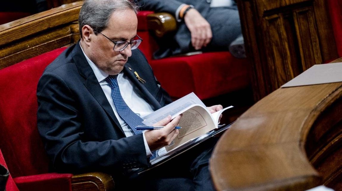 El moment més difícil de Quim Torra