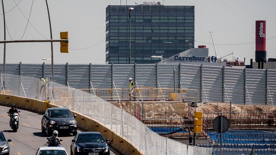 ​Mor l'home accidentat mentre treballava a les obres del túnel de Glòries