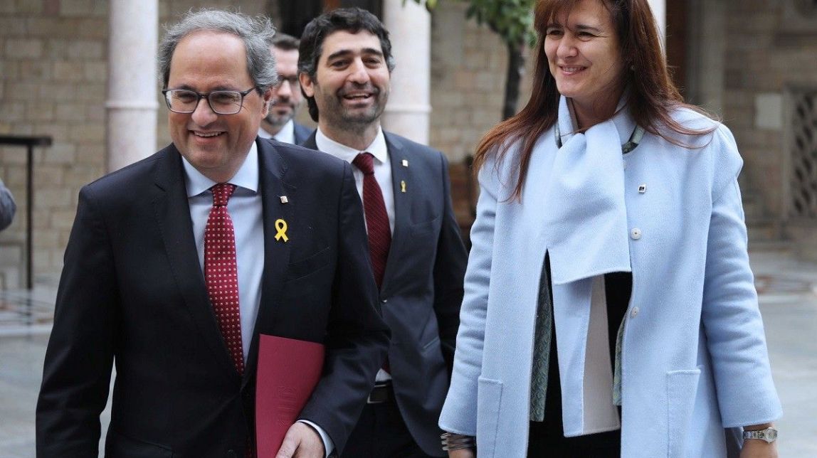 Torra saludarà Felip VI al Mobile però no participarà del besamans 