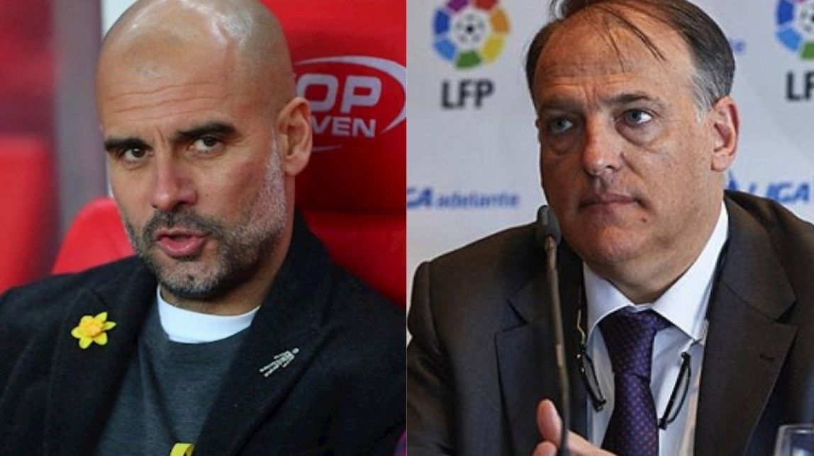 Guardiola destrossa Tebas: «En deus saber molt d'això, oi?»