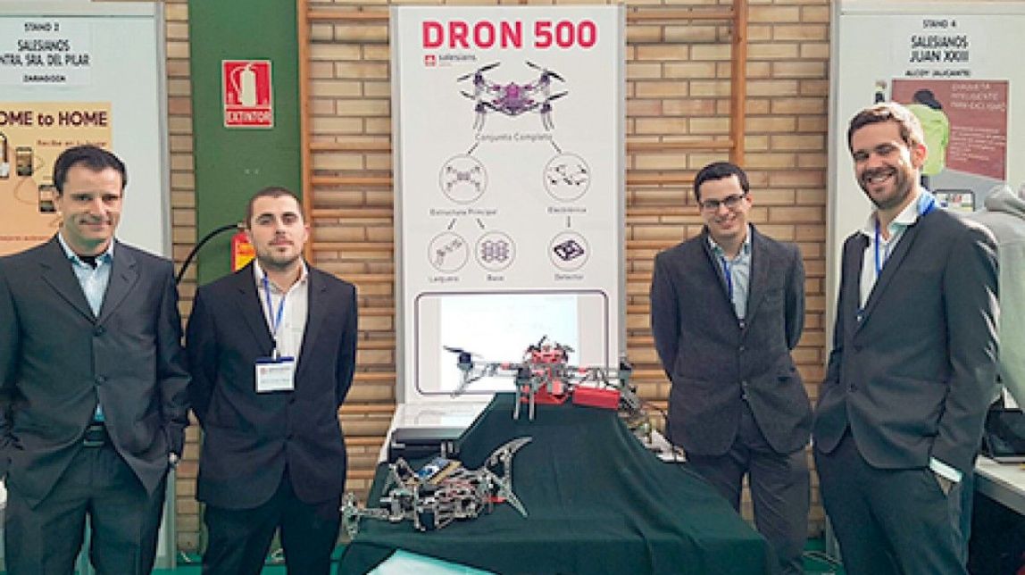 Uns estudiants catalans creen un dron per localitzar mines antipersona