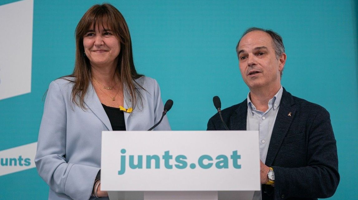 Borràs i Turull reclamen el màxim suport de la militància a tots els candidats a la direcció de Junts