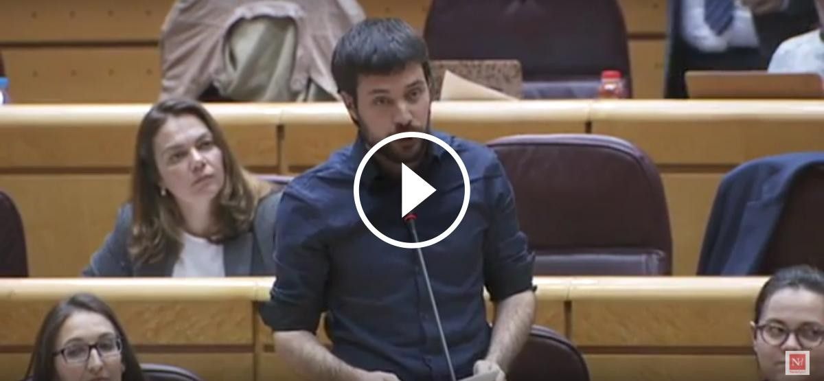 El president del Senat crida a l'ordre Picornell (ERC) per citar Valtonyc i les «putes» del rei