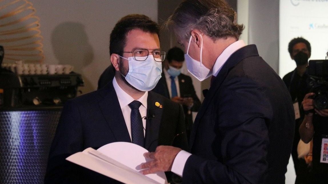 La «benvinguda especial» del Cercle al primer president d'ERC