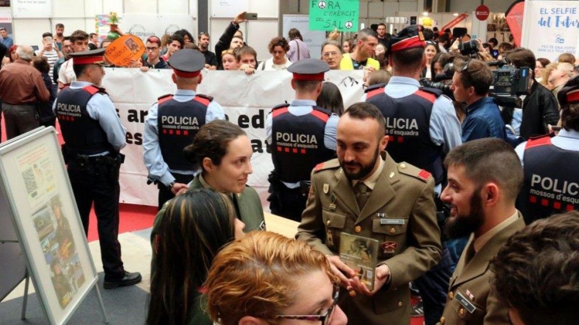 L'Exèrcit es mantindrà al Saló de l'Ensenyament de Barcelona