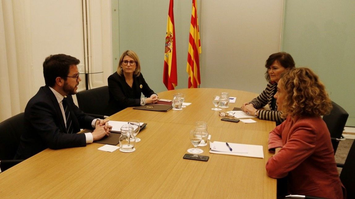La reunió entre Govern i Moncloa es tanca amb avenços mínims en la taula de partits