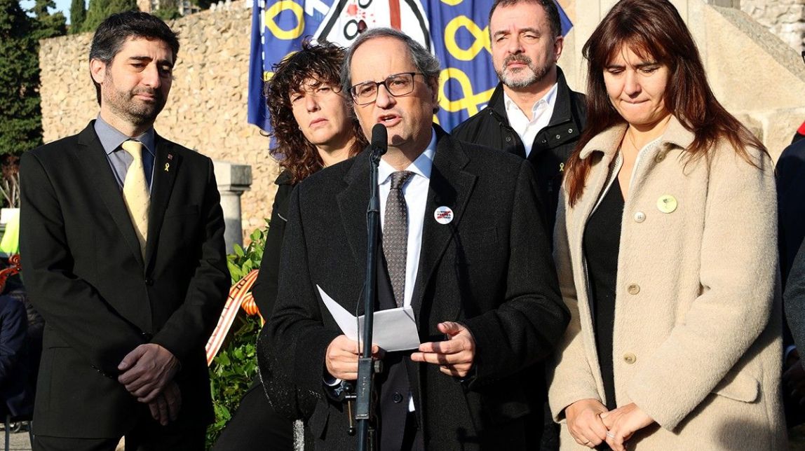 Torra apel·la a la «dignitat» de Macià per advertir al rei: «És un problema de justícia»