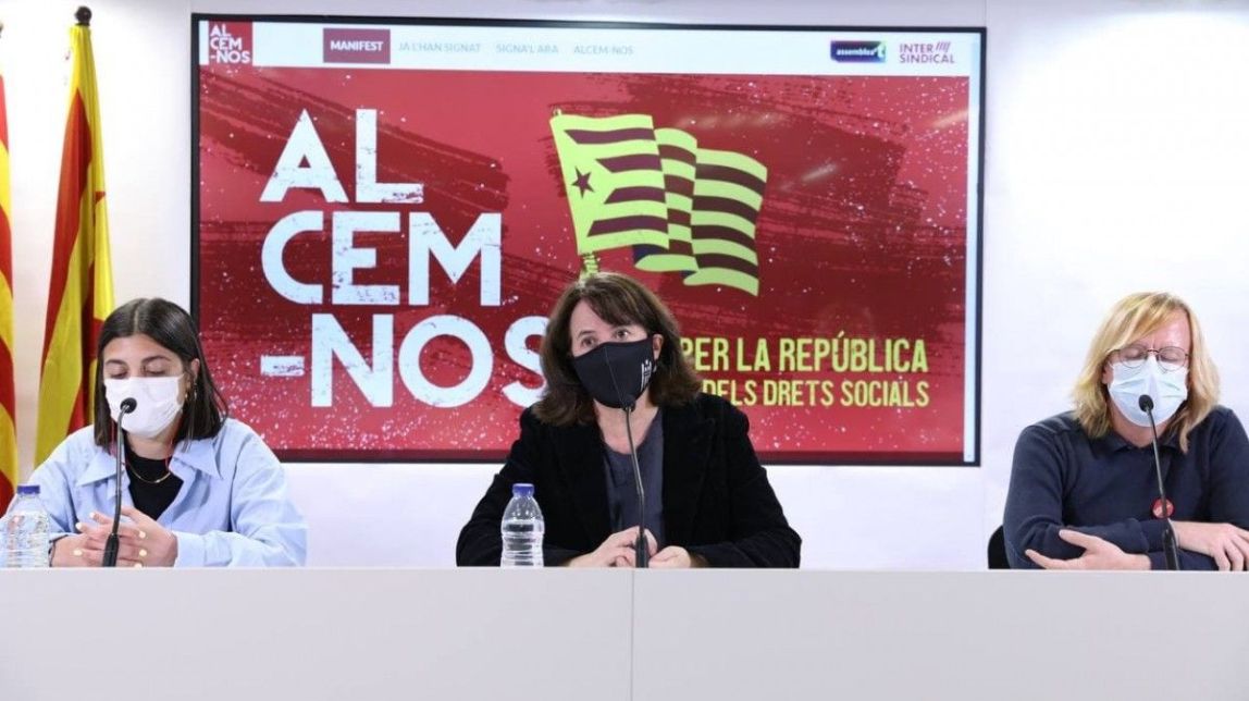 L'ANC i la Intersindical activen una campanya per dotar de contingut econòmic i social la independència