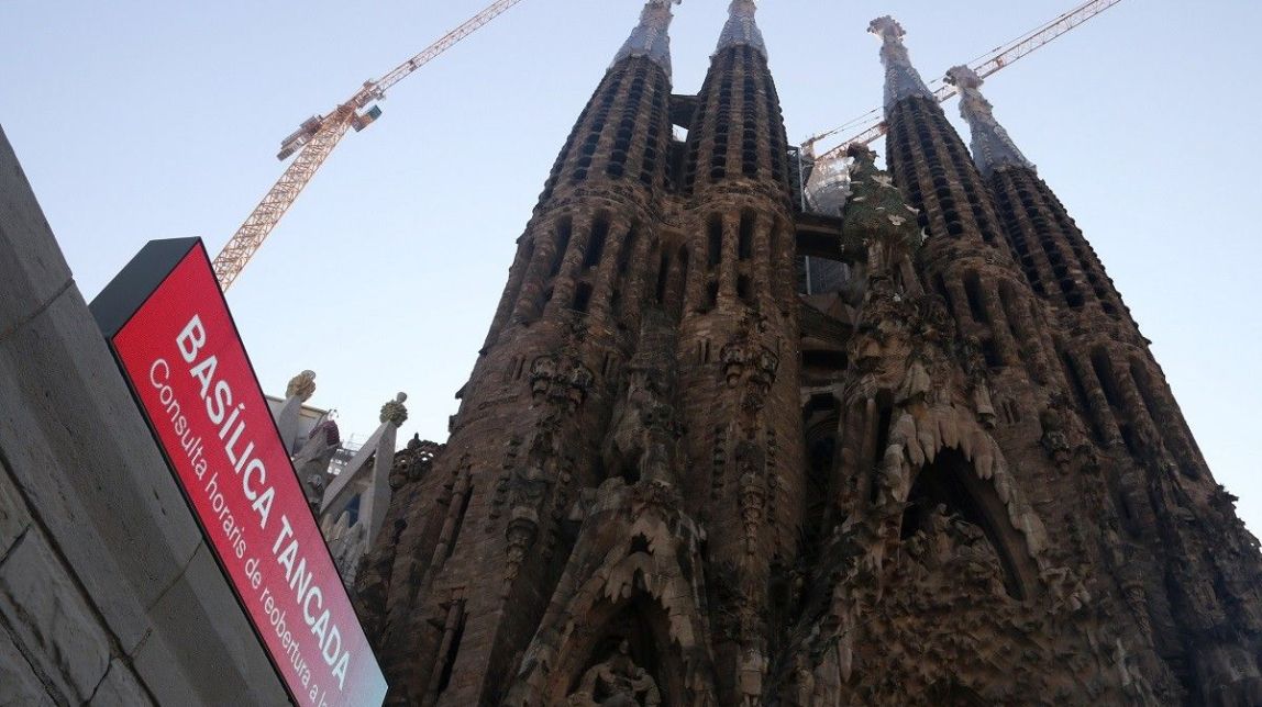 La Sagrada Família creix 11 metres amb una nova peça per a la torre de la Mare de Déu