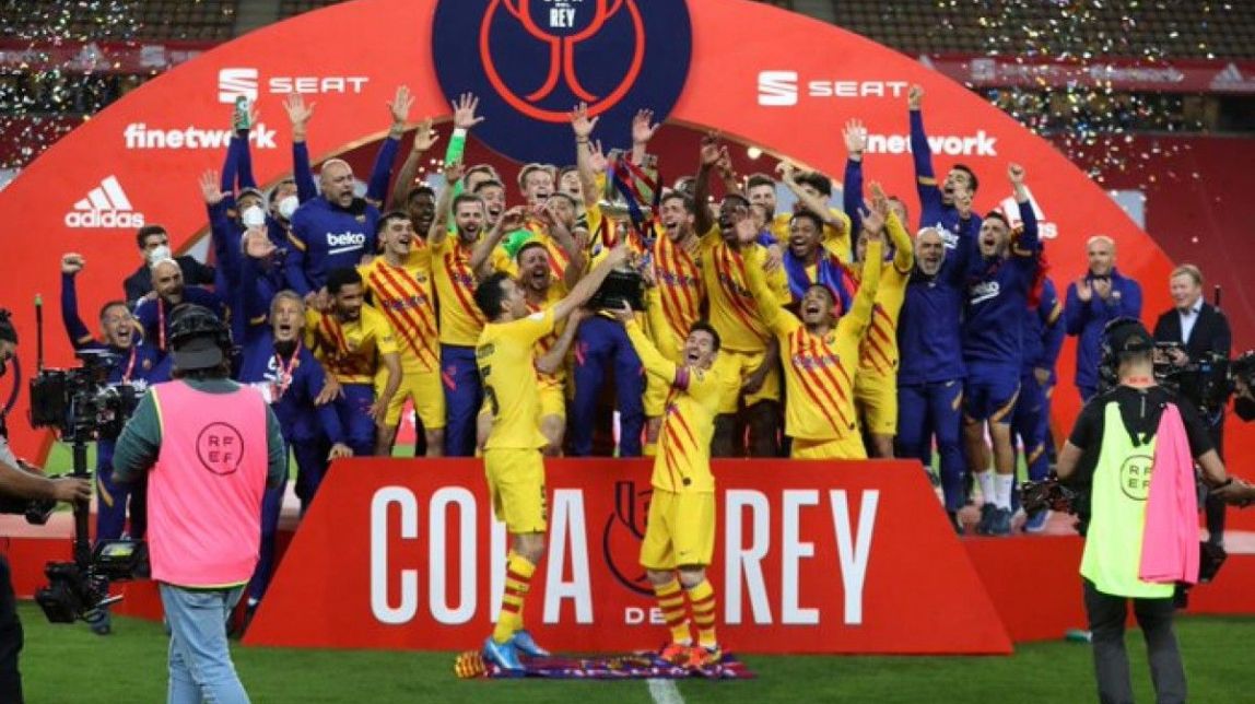Així ha felicitat el Reial Madrid al Barça per la seva victòria a la Copa del Rei