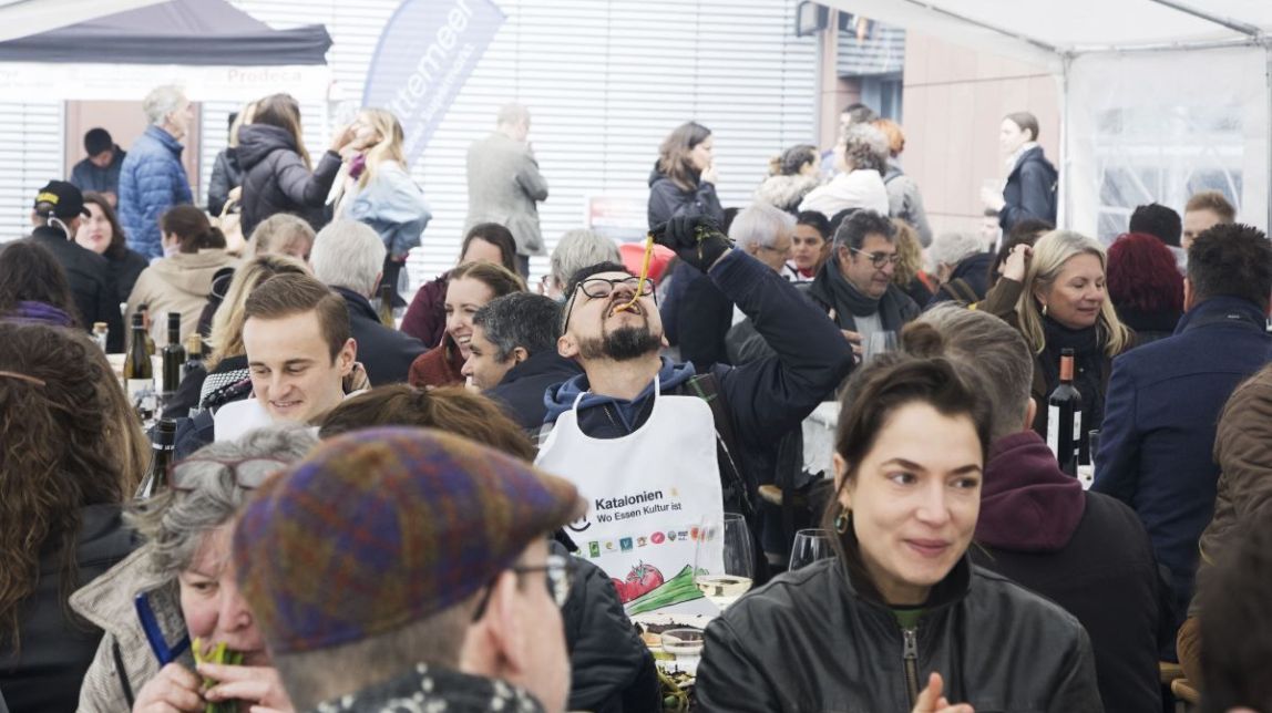 Imatge d'una edició anterior de la calçotada a Berlín
                                                                             |
                                Cedida - |
                                Cedida