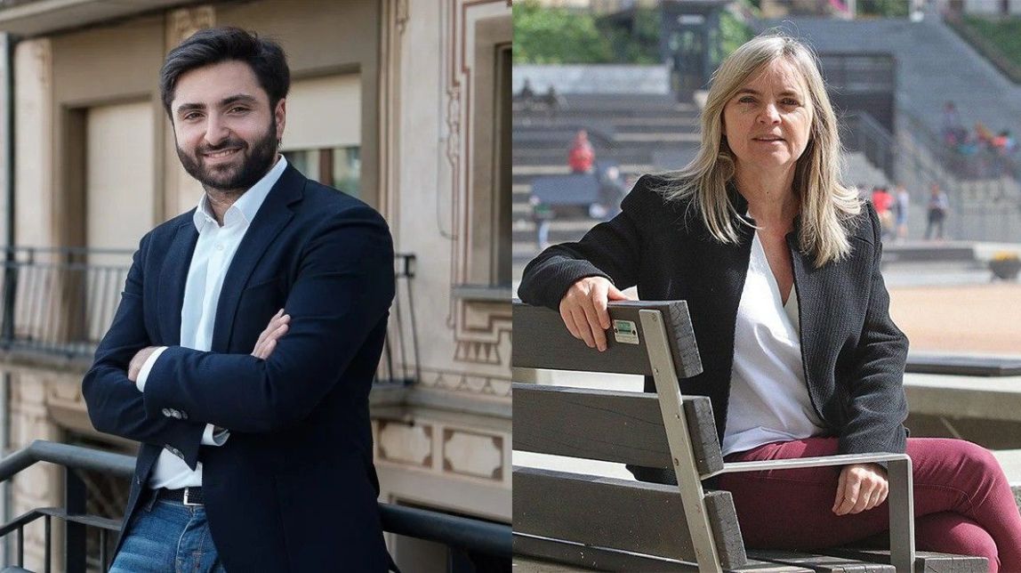 L'alcalde de Manlleu, Arnau Rovira (Junts) i Marta Moreta (PSC).
                                                                             |
                                                                     Osona.com - |
                                                                    