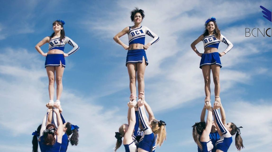 Imatge d'arxiu d'un equip de cheerleaders de Barcelona
                                                                             |
                                Facebook / Barcelona Cheerleaders - |
                                Facebook / Barcelona Cheerleaders